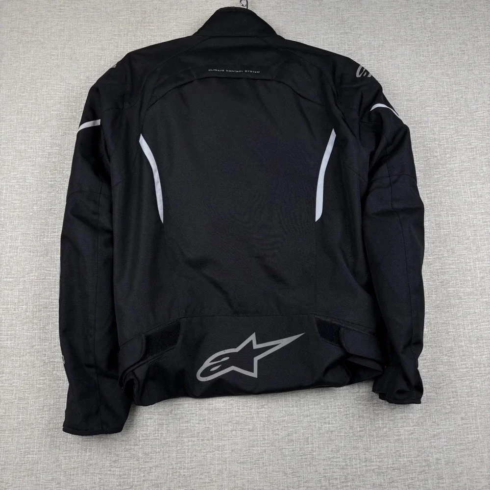 Alpinestars Mens Textile Armoured System Motorcycle Jacket Black Size M
